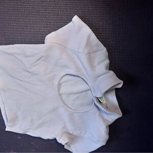 Topshop Lavender Crop Top